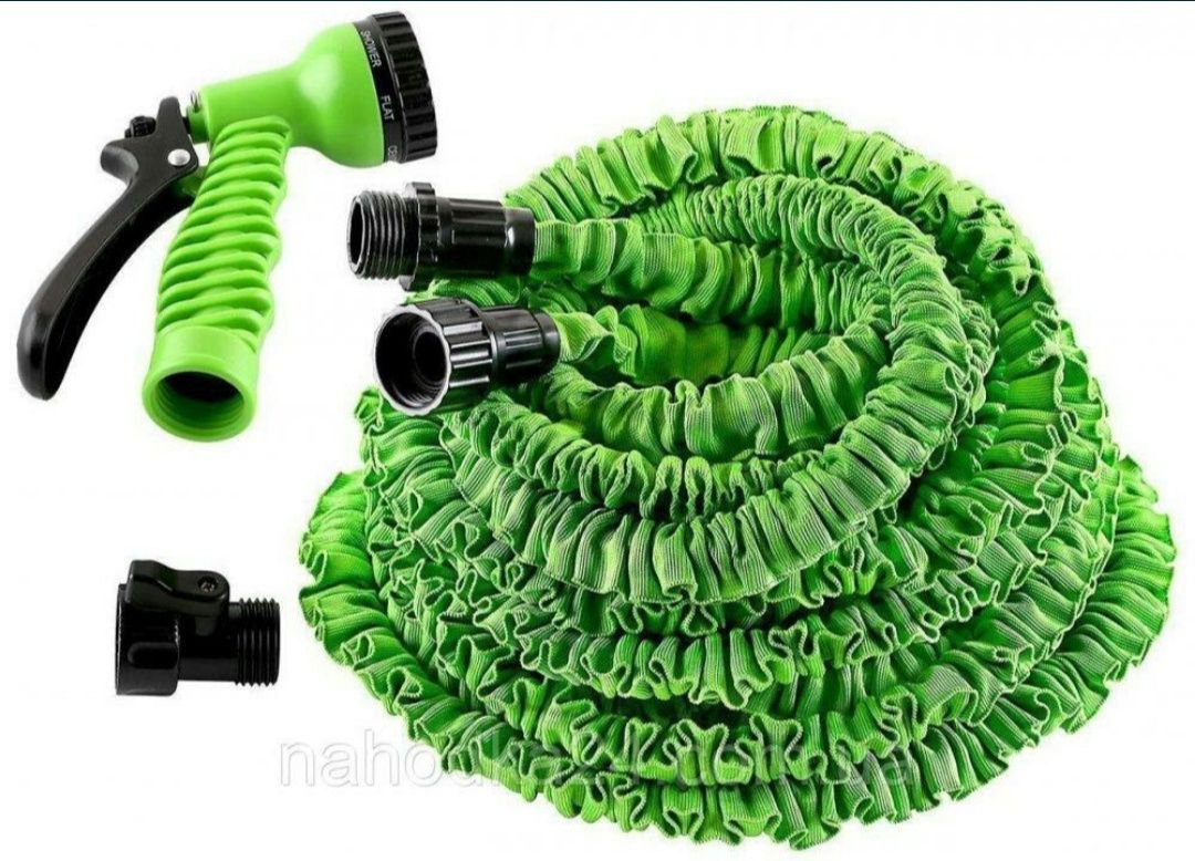 Шланг X-HOSE растягивающийся садовый 15м 30м 45 60 75м с насадкой
