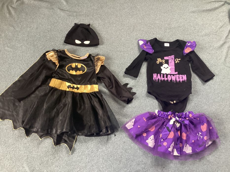 платье сарафан  на Хеллоуин. девочке  малышке