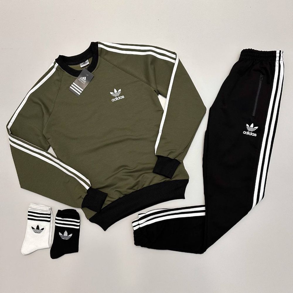 Спортивний костюм Адідас Adidas Світшот-штани XS-XXXL