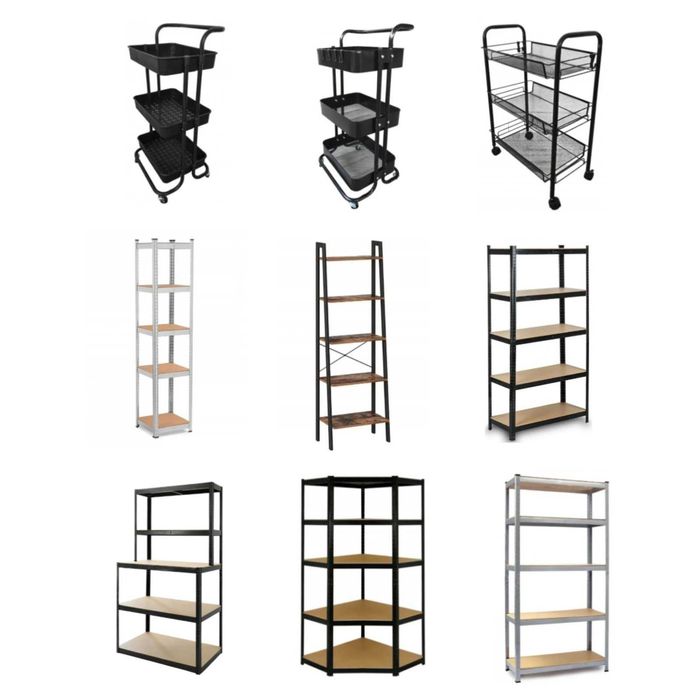 Стелаж металевий полиця етажерка, стеллаж металлический полка этажерка