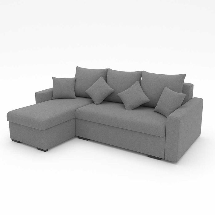 Narożnik Do SalonuJOY Kanapa Sofa Rozkładana 2 Pojemniki Na Pościel