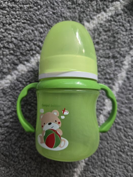 Zestaw 2x butelka Canpol, smoczek do owoców, śliniaki gratis gryzak