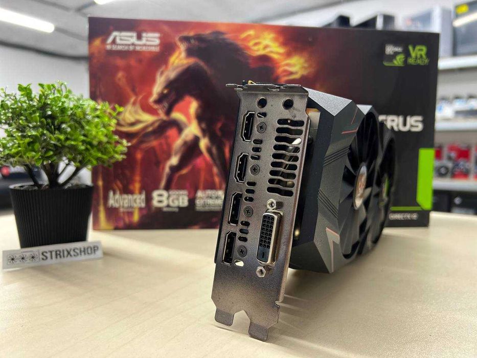 ГАРАНТІЯ 3 МІСЯЦІ! Відеокарта ASUS GTX 1070Ti 8Gb Cerberus Б/в
