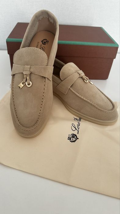 Лофери замшеві Лофери Loro Piana Summer Walk | Розмір 38