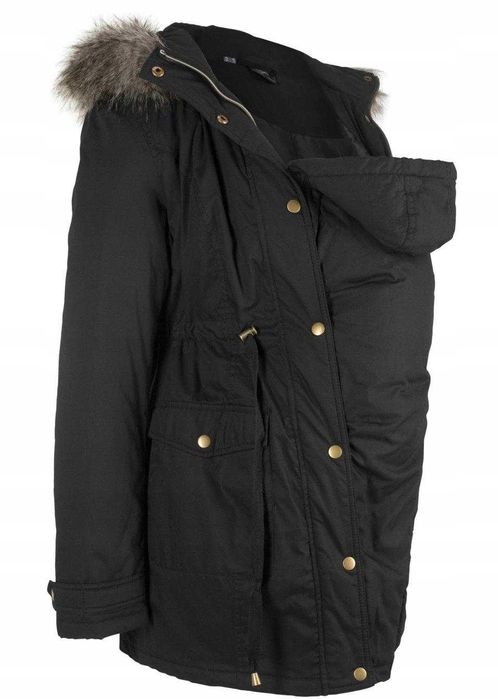 Zimowa Kurtka ciążowa + wstawka dla dzidziusia