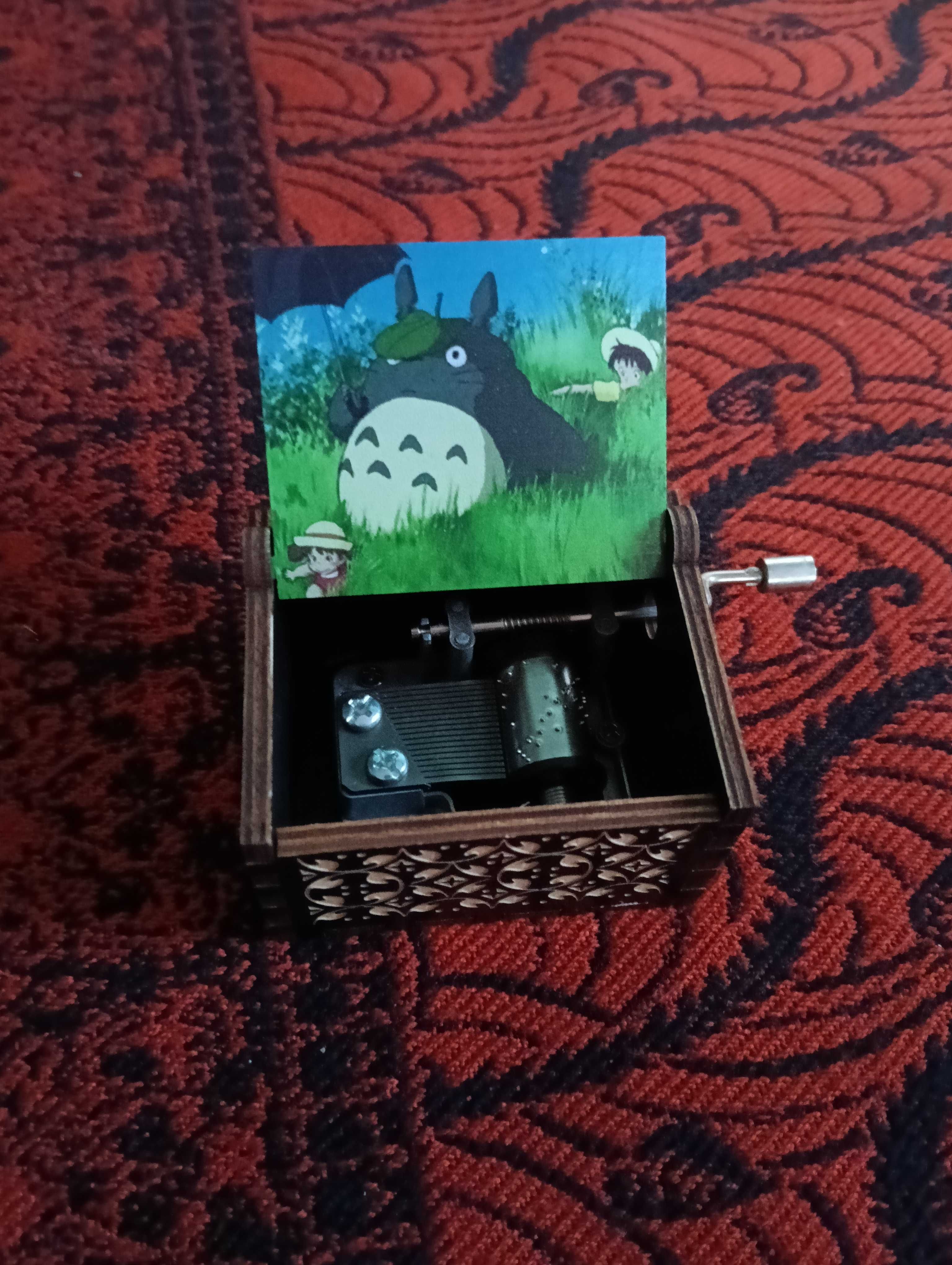 Drewniana pozytywka z melodią z anime Mój Sąsiad Totoro 04