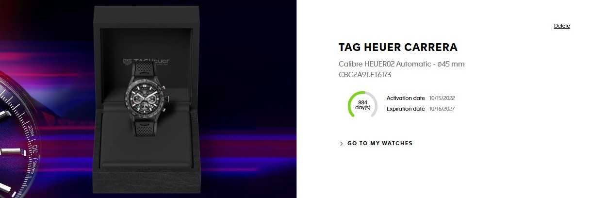 TAG Heuer Carrera Calibre Heuer 02 45mm Carbon / Tytan / 2022r
