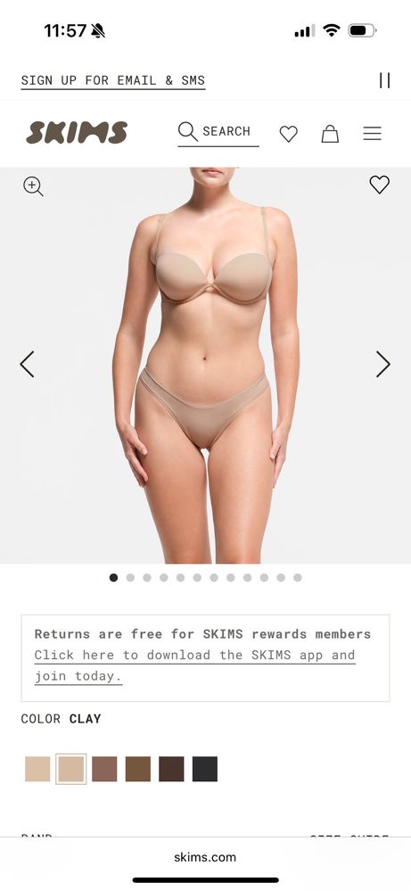 Skims multi way bra