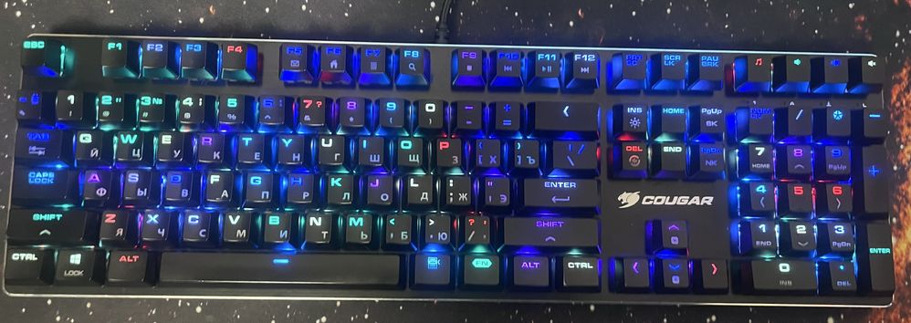 Клавіатура Cougar Vantar mx red switches