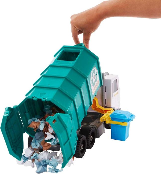Реалістичний сміттєвоз Matchbox Garbage Truck зі звуками
