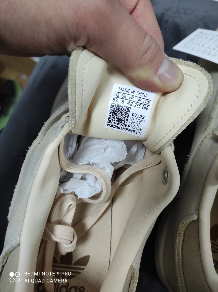 ОРИГІНАЛ 100% Кросівки Adidas Stan Smith Luxe Shoes Beige ID2147