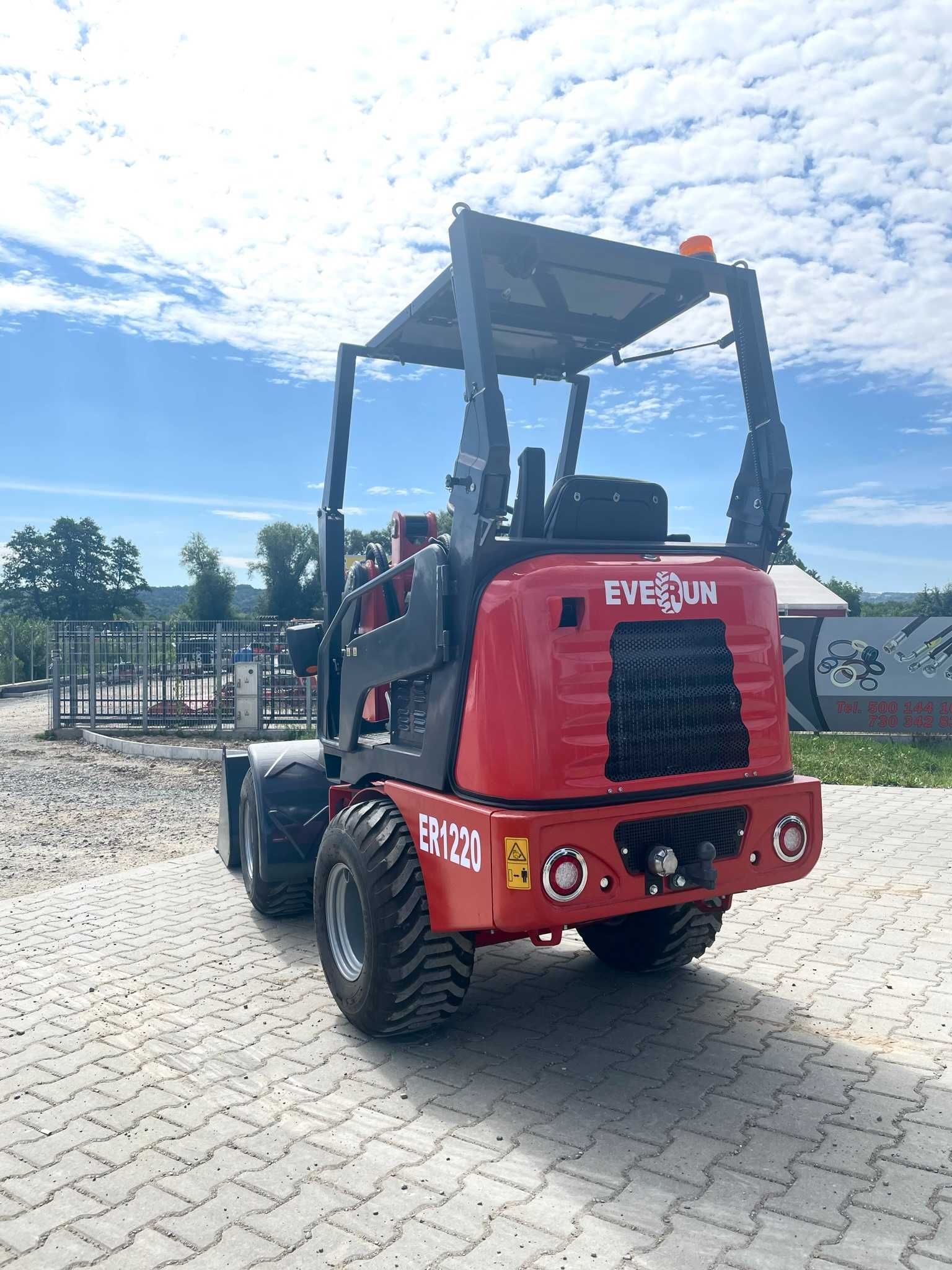 Nowa mini ładowarka EVERUN 1220 Łyżka widły w cenie! Kubota V 2022