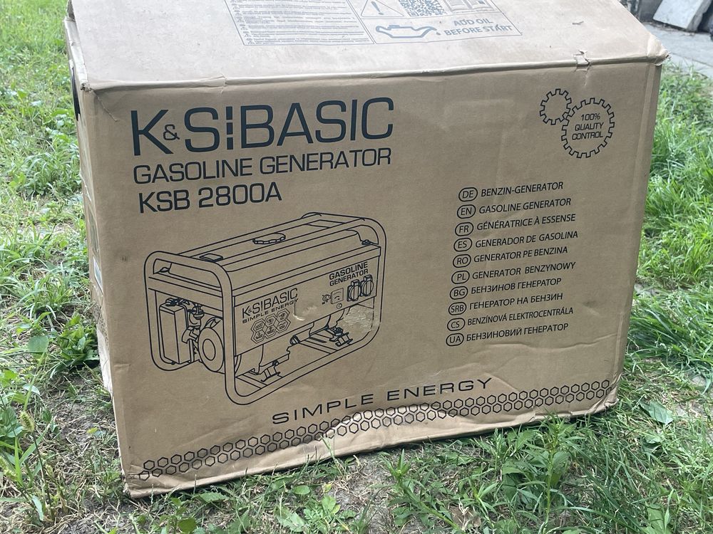 Генератор новий K&S Basic KSB 2800A
