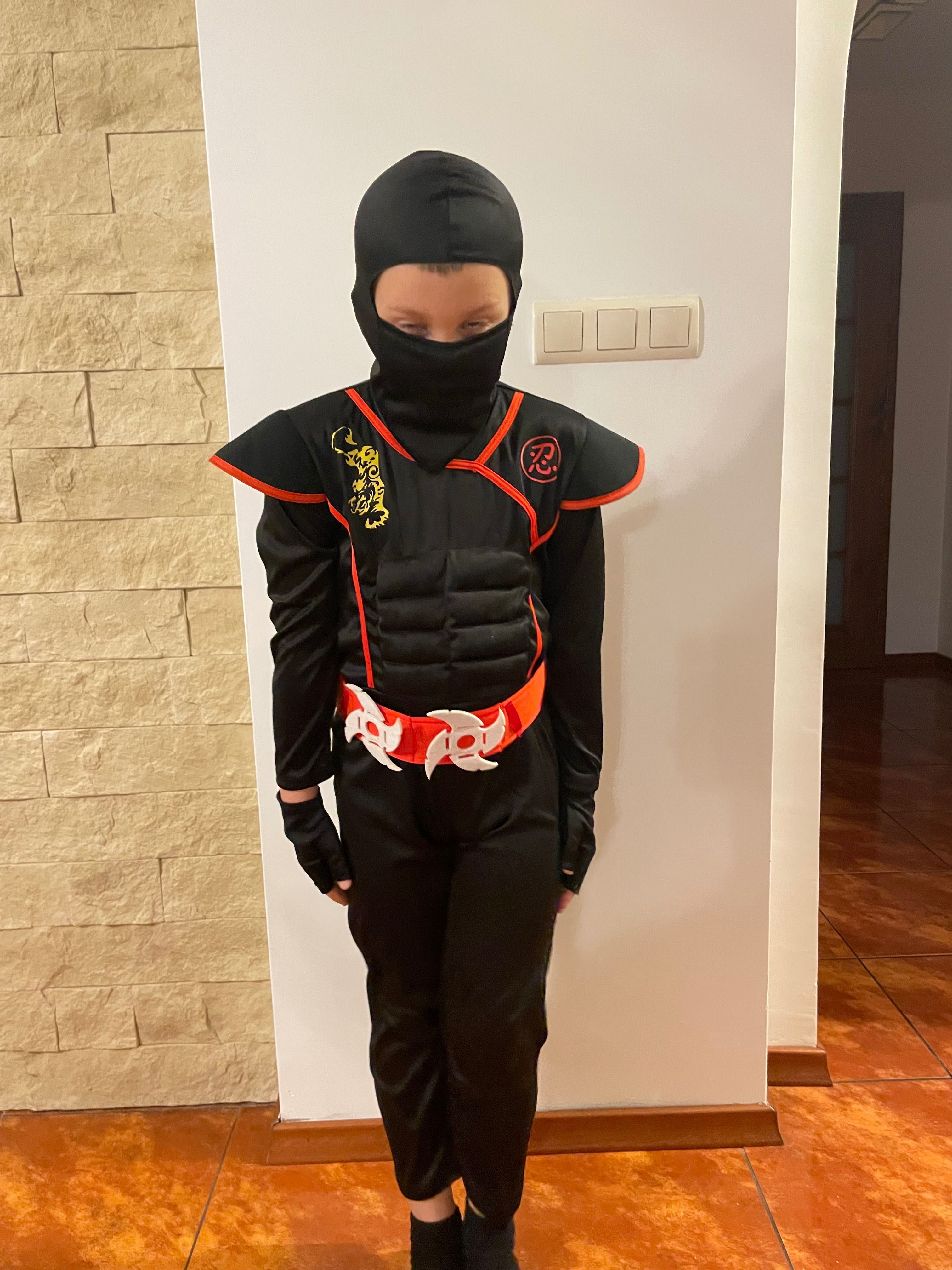 Strój ninja rozmiar 140
