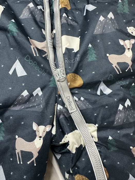 Зимовий дитячий теплий цільний комбінезон