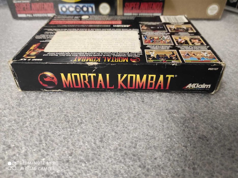 Mortal Kombat PAL Super Nintendo SNES CIB
