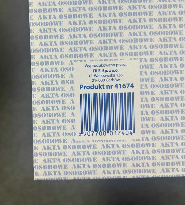 segregator na akta osobowe