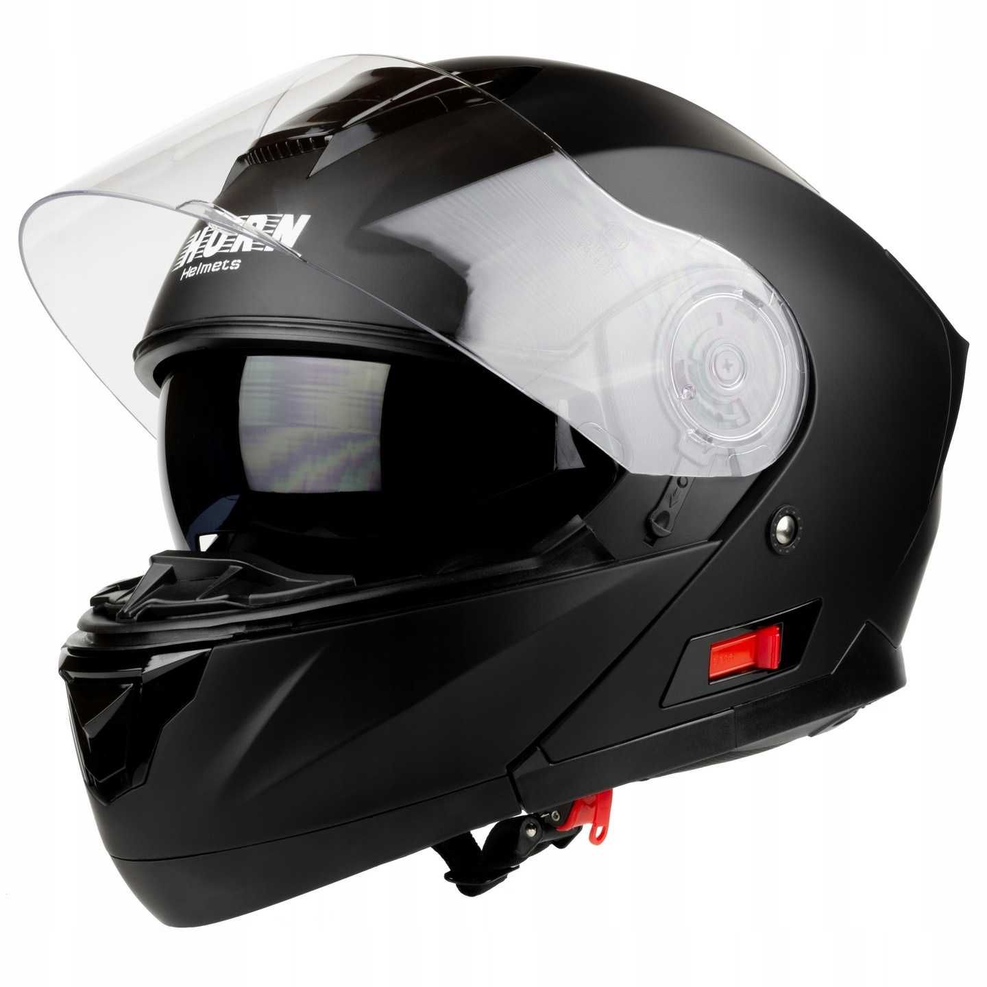 Kask motocyklowy Horn h926 otwierany przygotowany do interkomu ECE2206