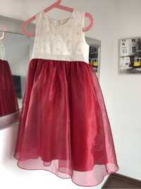 Sukienka balowa dla dziewczynki rozmiar 110-116