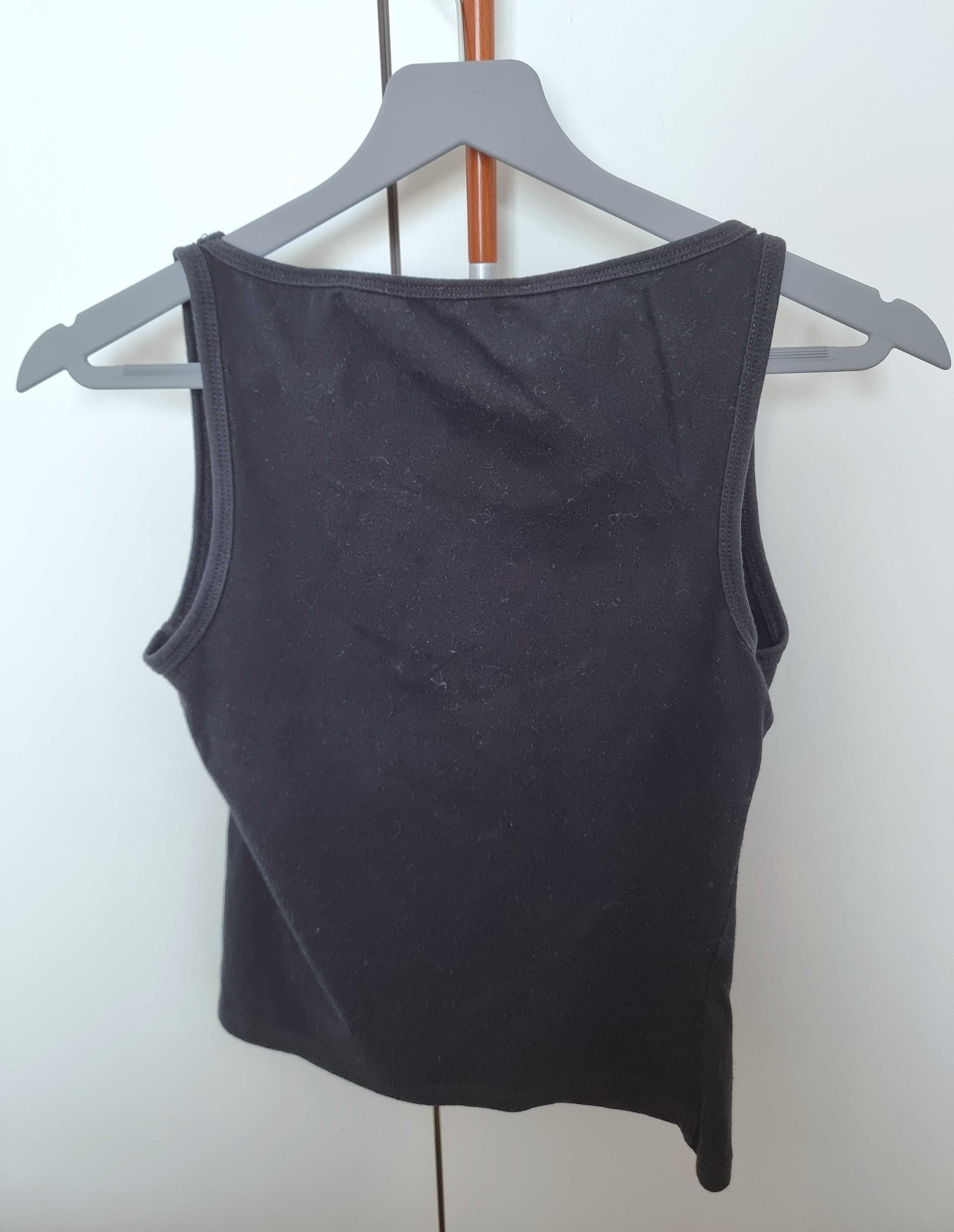 Top preto justo Promod, tamanho XS