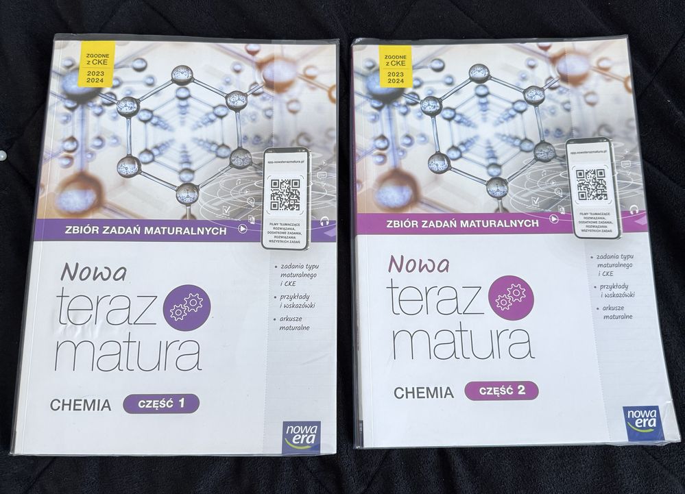 Nowa teraz matura Chemia komplet część 1 + część 2