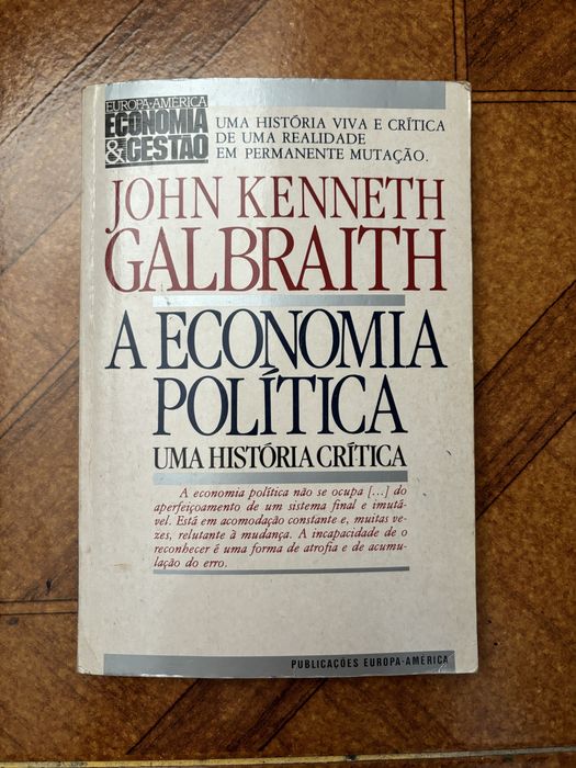 Livro “A Economia Politica” de John Kenneth Galbraith