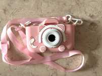 Maquina fotografica digital para criancas rosa