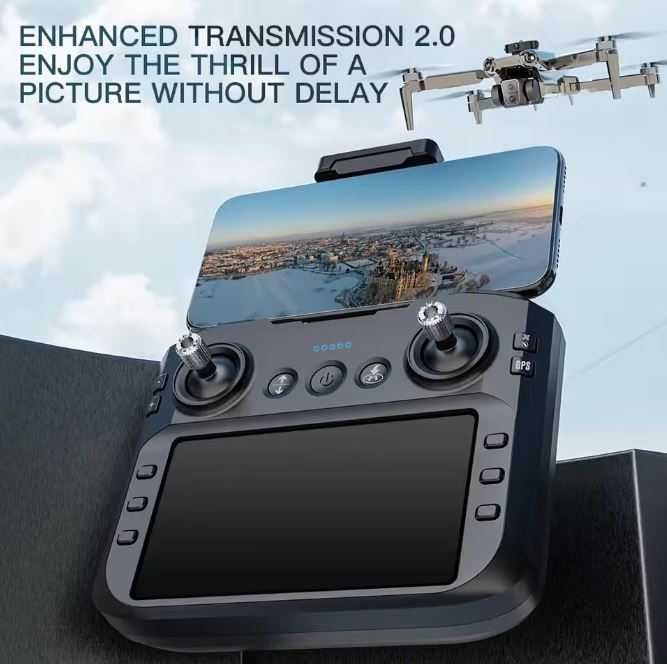Dron SG109 MAX RC GPS WiFi 1200 m z ekranem LED.