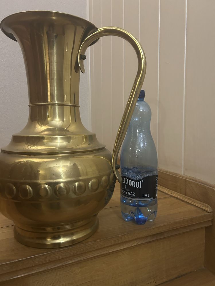 Dzban wazon mosiądz duży