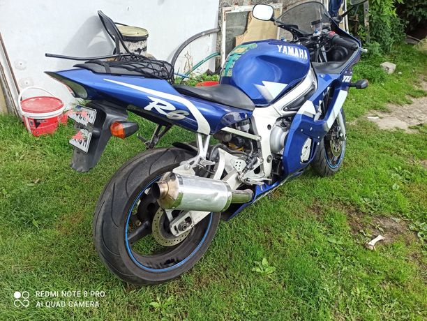 Yamaha yzf r6 rj03 bak kolektor lagi tarcze felga stelaż ogon licznik