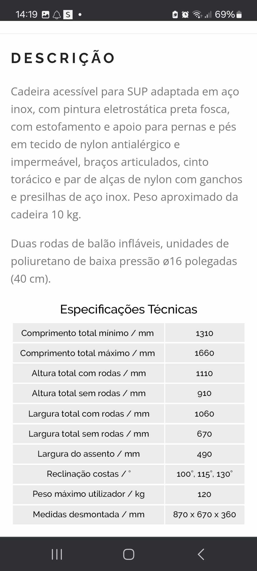 Cadeira de rodas