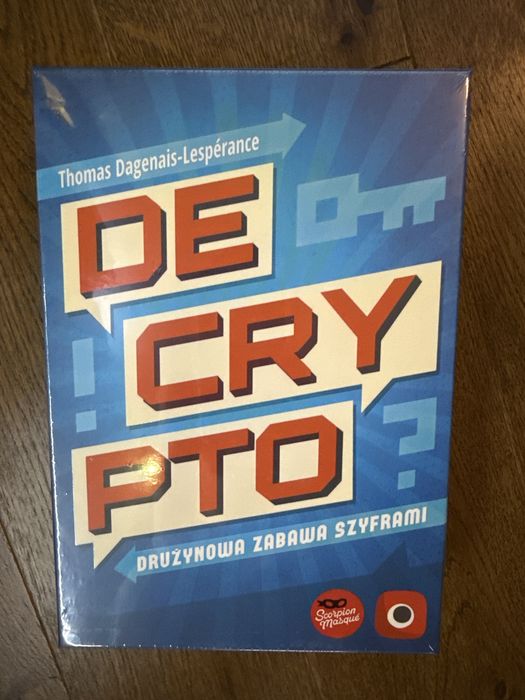 Gra Decrypto nowa w folii planszowka