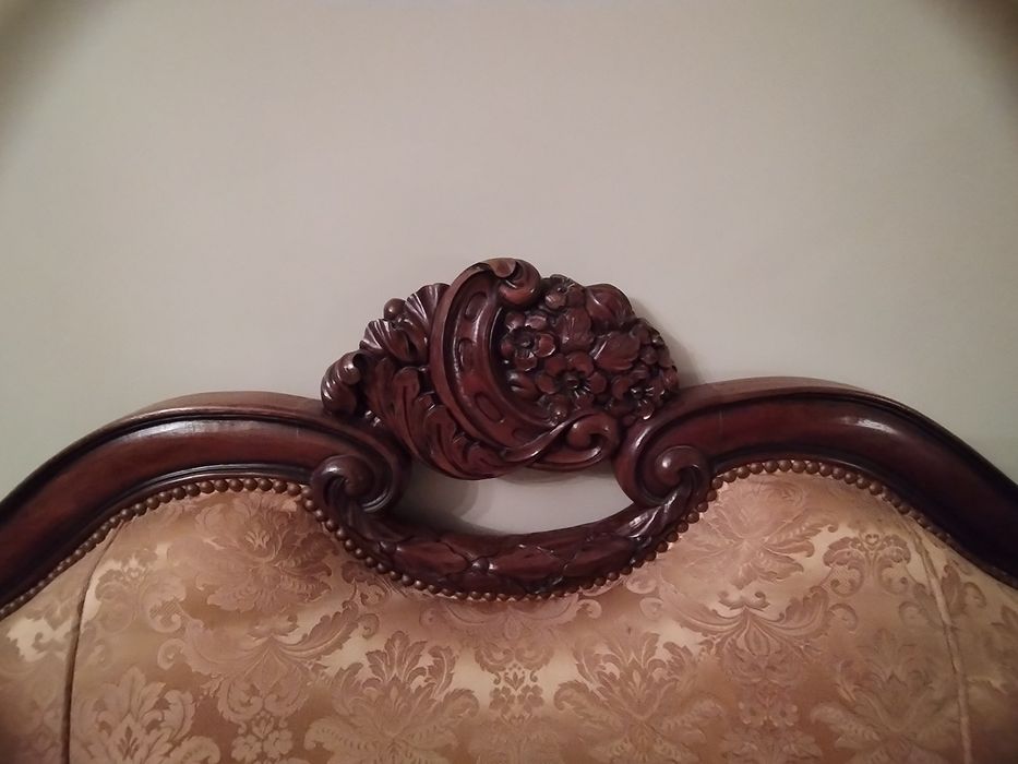 Sofá em tons de beje