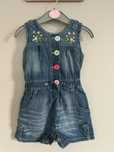 Kombinezon jeansowy Minoti z odpieciem w kroczku r. 12 -18 m 80-86 cm