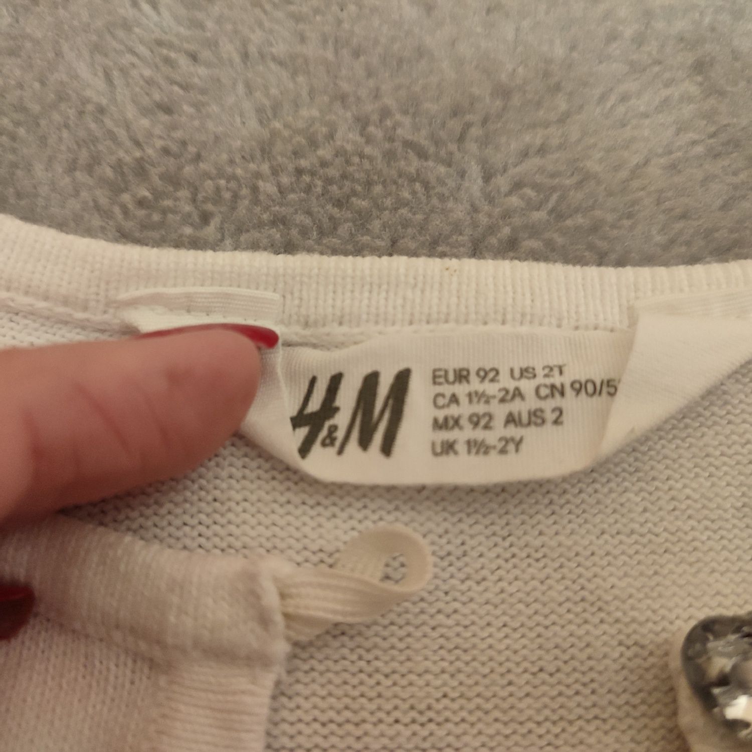 Bolerko H&M 92 białe