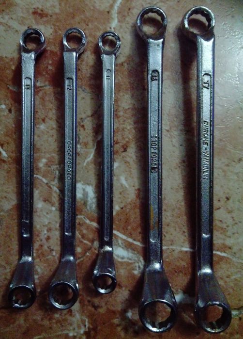 Vendo 6 chaves combinadas de boca e de roquete