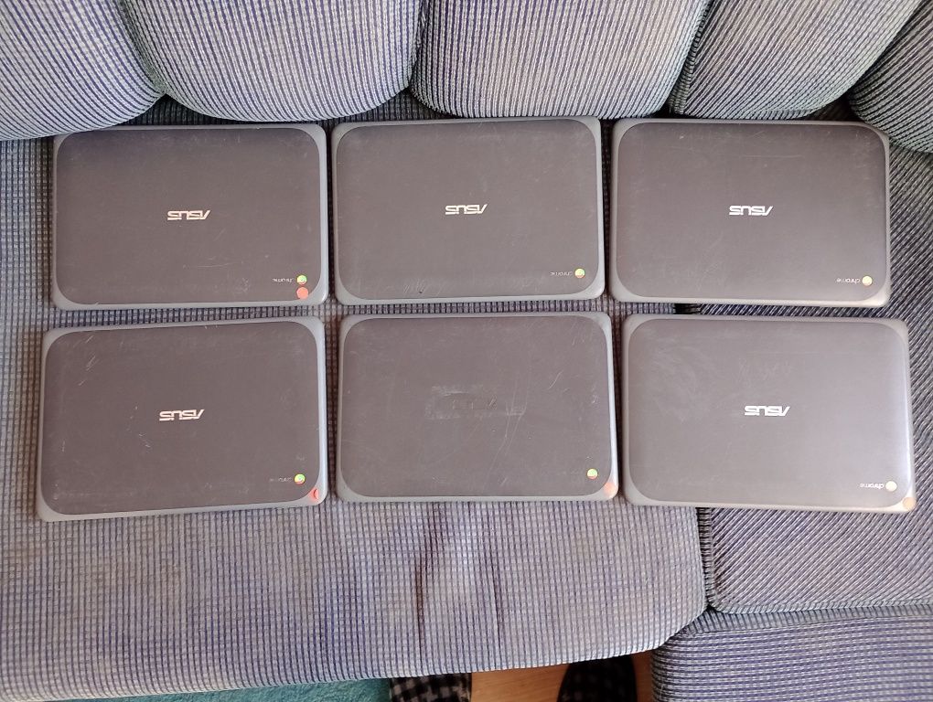 Laptop NOTEBOOK, zestaw 6 sztuk, ASUS C202S.