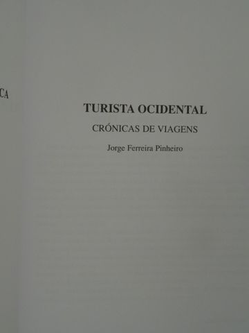 Turista Ocidental de Jorge Ferreira Pinheiro