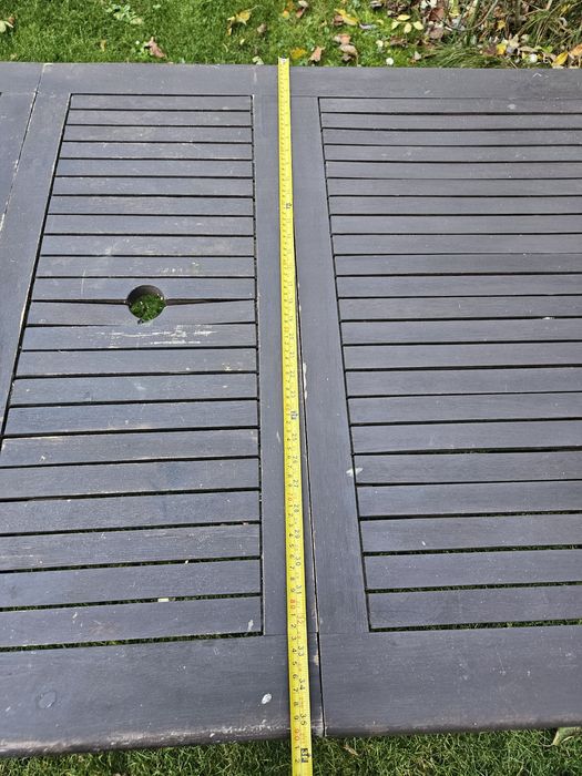 Stół ogrodowy drewniany składany