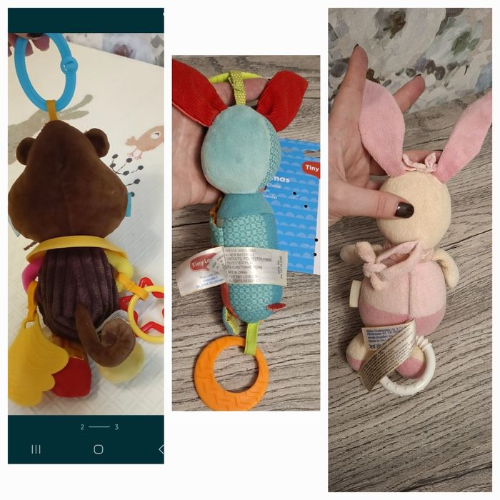 Підвіска Tiny Love на коляску кроватку автокрісло Зайчик,Мавпа