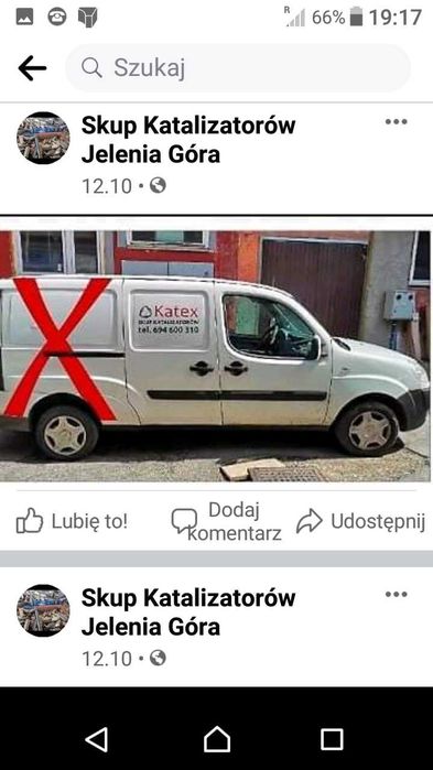 Skup katalizatorów, dpf-y