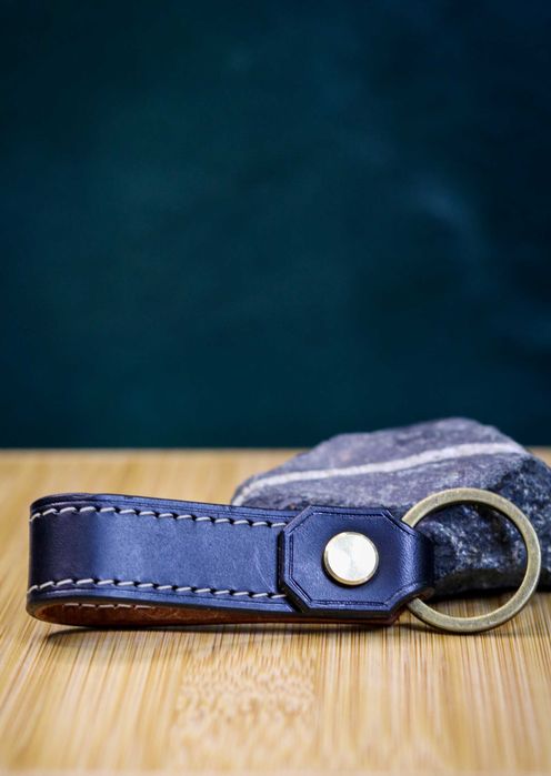 Porta chaves Em Couro Italiano curtido ao vegetal - Personalizável