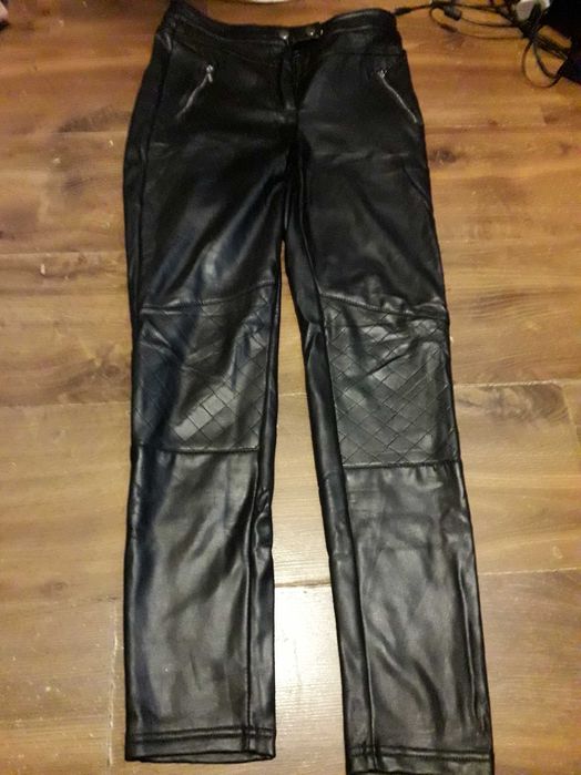 spodnie skórzane