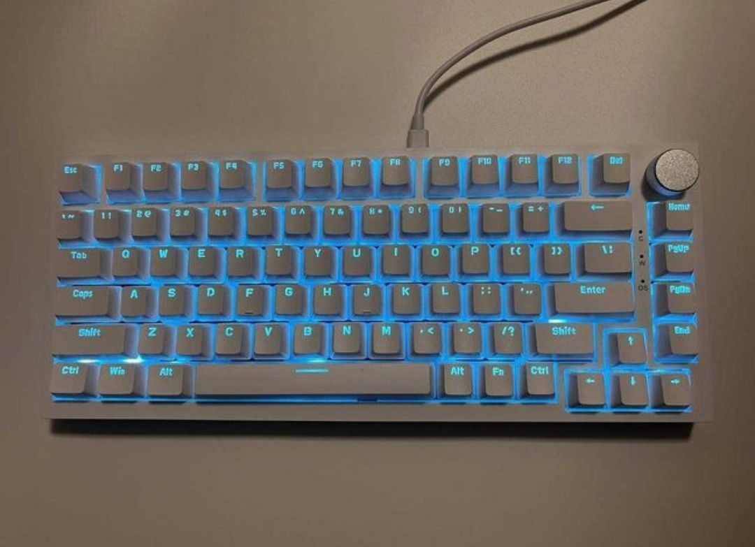 МЕГА РОЗПРОДАЖ! Ігрова Клавіатура Ajazz AK820 (White)