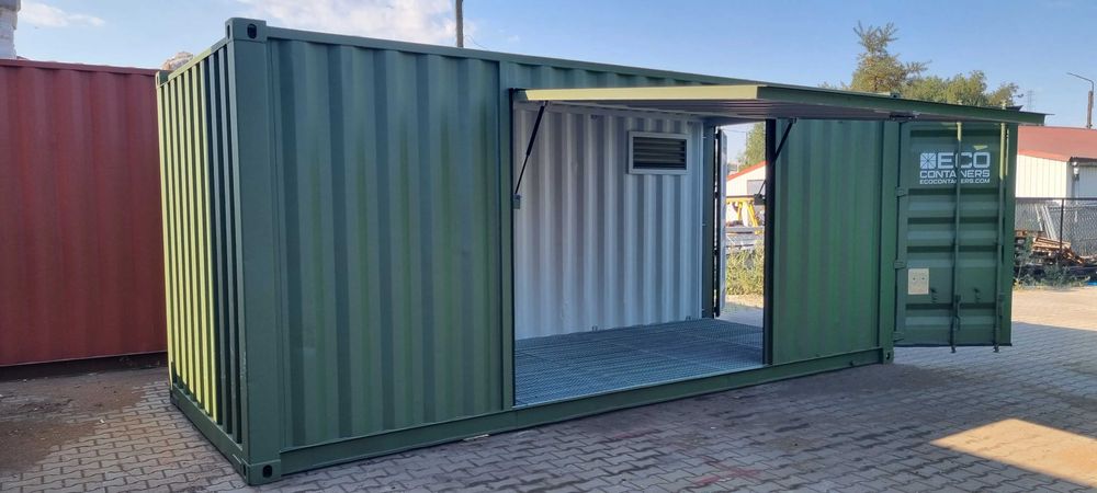 Kontener 20'DC gastronomiczny morski stoisko gastro - Gdańsk