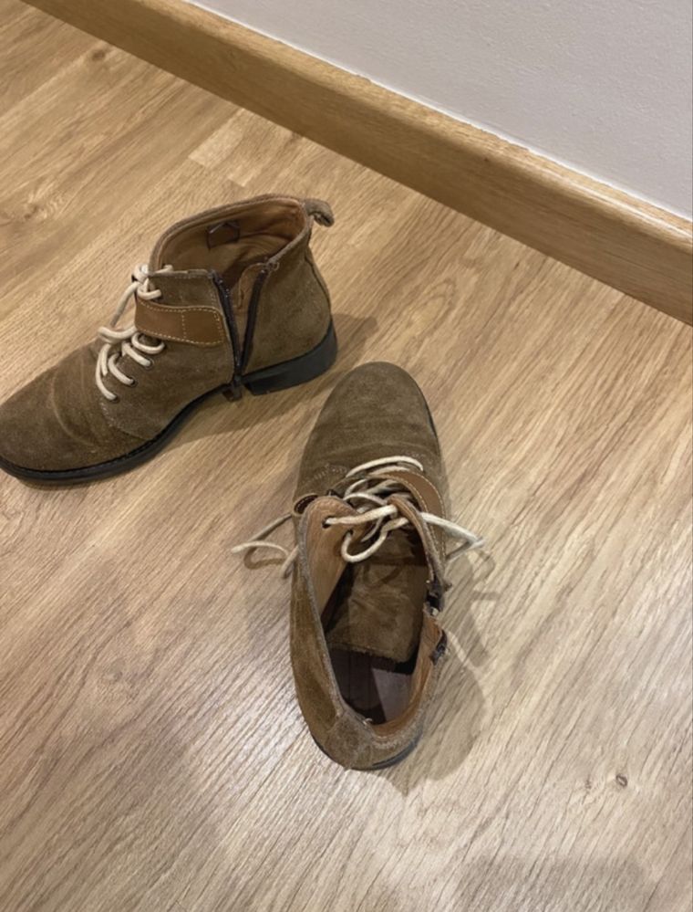Botas de camurça