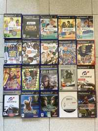 Jogos Consola PS2, 1 jogo=5€, 5 jogos=20€