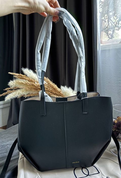 Сумка шопер Polene/Полен чорна,шоколад,кемел,сіра