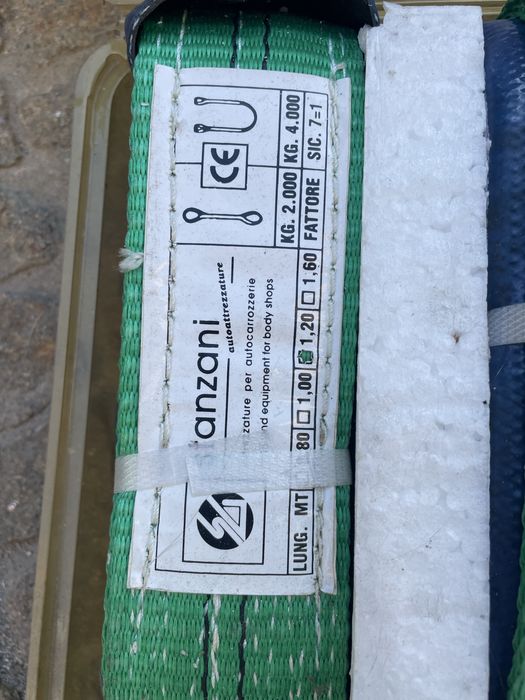 cintas de elevação de carga