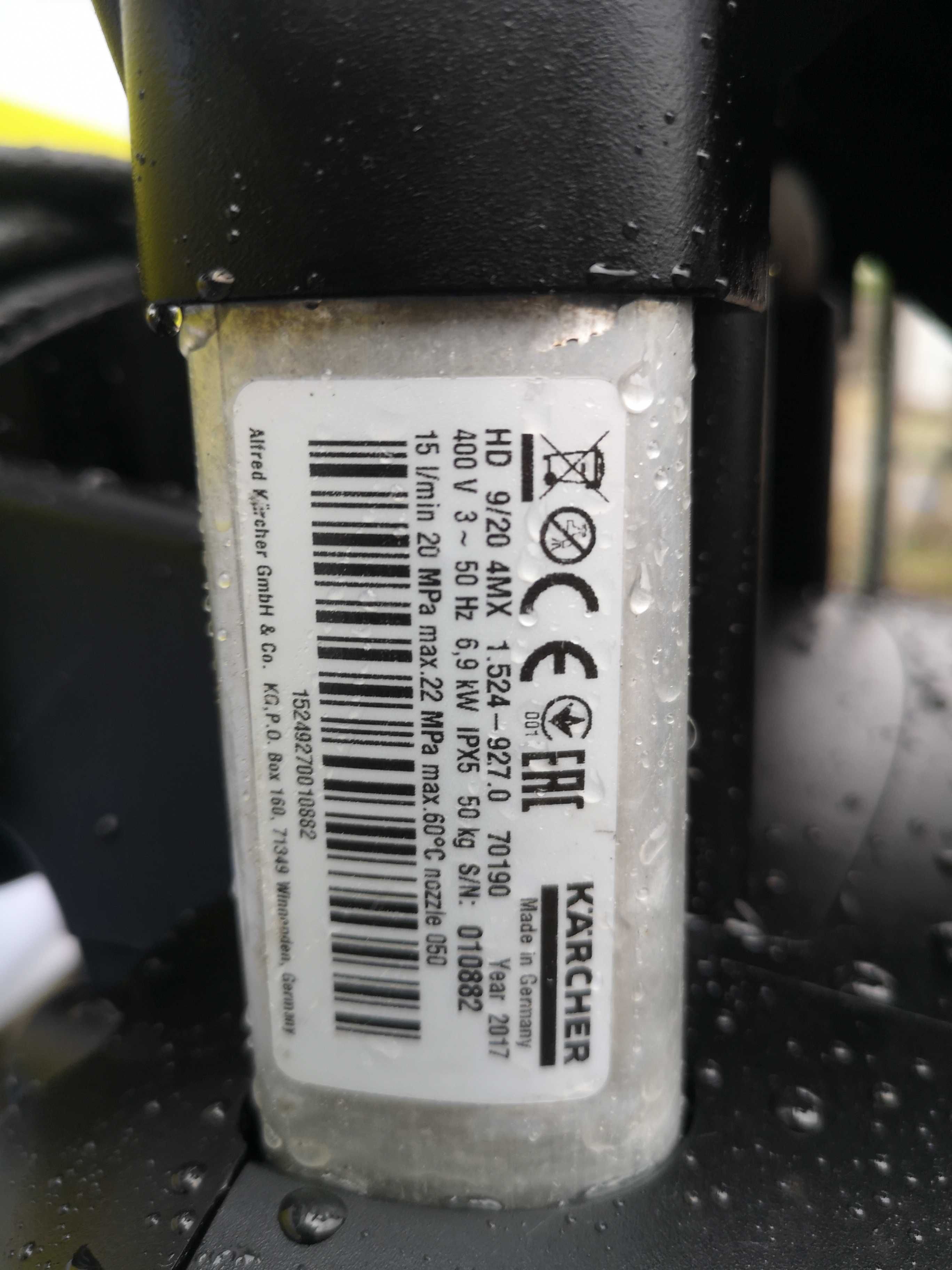 Karcher hd 9/20 z bębnem